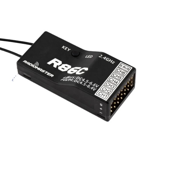 Radiomaster Multi-Protocol for RC Drones 4CH 6CH 8CH SBUS RSSI FRSKY D16 TX16S SE R81 R84 R86 R86C R88 Plastic